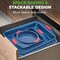 Nutrichef 8-Piece Nonstick Baking Pan Set, Blue NCSBSBL8 - alternate 4