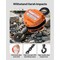 Vevor Hand Chain Hoist 2200 lbs Capacity 20 ft Manual Chain Block with G80 Chain HS-C-1T-6M - alternate 5