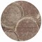 Homeroots 8' Chocolate And Beige Round Faux Bois Washable Indoor Outdoor Area Rug 613135 - alternate 7