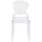 Flash Furniture Ghost Chair with Tear Back in Transparent Crystal, PK4 4-OW-TEARBACK-18-GG - alternate 5