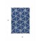 Homeroots 5' X 8' Blue And Ivory Geometric Washable Indoor Outdoor Area Rug 612864 - alternate 6