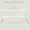 Home-Complete Under Sink Organizer 2 Tier Adjustable Shelf Organizer with 8 Removable Panels Organizers & Storage 82-50702-WHT - alternate 9