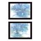 Homeroots Set Of Two Morning Glory 3 Black Framed Print Wall Art, 2PK 407270 - alternate 1