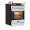 Koolmore 24 in. 4-Burner Electric Glass Top Slide-In Oven Range, 240V in Stainless Steel (KM-SER24-SS) KM-SER24-SS - alternate 9