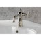 Kingston Brass One-Handle Single-Hole Bathroom Faucet with Push Pop-Up Drain, Polished Nickel KS3546RNK - alternate 4