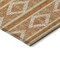 Homeroots 8' X 10' Copper And Ivory Geometric Washable Indoor Outdoor Area Rug 599655 - alternate 8