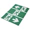 Satco Running Man Green Combo Exit Sign/Emergency Light 120-347V 2HR backup Single/Dual Face Universal Mou 67/511 - alternate 5