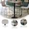 Flash Furniture Rectangle 30 in L, 24 in W, Gray XU-GYTB-2430-TR18B-3CFR-GG - alternate 8