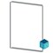 Siemens ALPHA 630/1250 DIN masking frame for recessed mounting of stays H = 1800 mm 8GK9913-0KK50 - alternate 2