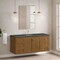 James Martin Vanities Laurent 60" Single Vanity, Honey Oak w/ 3 CM Parisien Bleu Silestone Top 545-V60S-HNO-3PBL - alternate 10