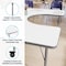 Flash Furniture Commercial Adjustable Height Horseshoe Activity Table with Locking Casters-White XU-A6066-HRSE-WHT-T-A-CAS-GG - alternate 8
