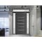 Vdomdoors Front Exterior Prehung Metal-Plastic Door, Manux 8415 Antracite Grey, 2 Side and Top Sidelite Trans MANUX8415EXD-ANT-W14+36+14xH80+14-LH - alternate 1