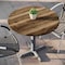 Flash Furniture Commercial All-Weather 31.25" Natural HPL Tabletop with Silver X Base ST-RD31-NAT-T2222S-GG - alternate 10
