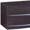 Homeroots 17" Dark Brown Two Drawers Manufactured Wood Mirrored Nightstand 329624 - alternate 5