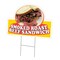Signmission Smoked Roast Beef Sandwich Die Cut Yard & Stake outdoor plastic window, 1216 C-DC-1216-Smoked Roast Beef Sandwich19 - alternate 1