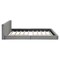 Homeroots Gray Tufted Velvet Upholstered Queen Bed Frame 590434 - alternate 8