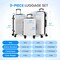 Simple Deluxe 28 Inch Hardside Carry On Luggage, Suitcase with Double Spinner Wheels and TSA Lock, Hard Shell Sui 3A88APLUGG28ABSWHT - alternate 6