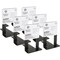 Business Source Heavy-gauge Steel Book Supports 6PK BSN42551BX - alternate 1