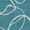 Homeroots 9' X 12' Teal Blue And Ivory Abstract Washable Indoor Outdoor Area Rug 597527 - alternate 7