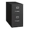 Hirsh 15 in W 2 Drawer Vertical File Cabinet, Charcoal, Letter 24065 - alternate 1