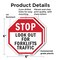 Signmission Stop Look Out for Forklifts Traffic, 6 inch X 6 inch, Plastic Sign, 2PK OC-P-2PACK-6-58 - alternate 6