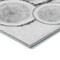 Homeroots 3' X 5' Gray and Black Faux Bois Washable Non Skid Indoor Outdoor Area Rug 564413 - alternate 9