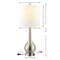Jonathan Y Tyler 24" Modern Classic Gourd Iron LED Table Lamp w/ Pull-Chain w/ Dual USB Charging Port, Nick, 2PK JYL1127B-SET2 - alternate 8