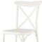 Homeroots Set of Four 21" White Heavy Duty Plastic Outdoor Stacking Dining Chairs 565179 - alternate 5
