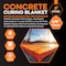 Xpose Safety Concrete Curing Blanket, 1-Layer, 6x25 ft, R-3.13 Air / R-1.08 Surface, Orange CCB-1L-X - alternate 6