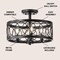 Jonathan Y Sylvain 15.5" Metal LED Semi-Flush Mount, Oil Rubbed Bronze JYL9040A - alternate 10