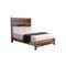 Homeroots Three Piece Dark Brown Solid Wood Bedroom Set 554217 - alternate 8