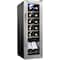 Schmck Schmecke 12 Bottle Compressor Wine Refrigerator, Freestanding Wine Cooler with Lock, Stainless Steel SHMFWCC121LSS - alternate 1
