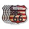 Signmission Route Us 66 Flag, 12 inch X 12 inch, Aluminum Metal Sign, 5PK SHI-A-5Pack-12-483 - alternate 1