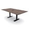 Skutchi Designs 7ft Conference Table With Power Unit | 6 Person Modular Rectangular Meeting Table | Harmony Series HAR-REC-48x84-T.BK-H3041-EBLK - alternate 1