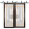 Sartodoors Sliding Closet Frosted Glass Barn Bypass Doors with Hardware Planum 2113 84x84 (2* 42x84) Solid Cor PLANUM2113BBB-CA-84 x 84 (2* 42x84) - alternate 1