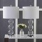 Jonathan Y Bella 27" Glass Triple-Sphere LED Table Lamp, Clear/Chrome, 2PK JYL1070D-SET2 - alternate 9