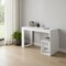 Homeroots 47" White Wood Writing Desk 553549 - alternate 4