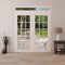 Vdomdoors Front Exterior Prehung Metal-Plastic Double Doors Clear Glass / MANUX 8151 White Silk / Office Comm MANUX8151DEXD-WS-W72xH80+16-LH-I - alternate 4