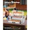 Vevor 18 Hot Dog 7 Roller Electric Grill Cooker Machine Bun Warmer Cover 1200W ASQ-07HC - alternate 4