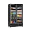 Koolmore 47 in. Two-Door Commercial Display Merchandiser Refrigerator in Sleek Black, 35 cu. ft. ETL Listed KM-MDR-2GD-35CNL-BK - alternate 7