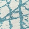 Homeroots 8' Teal Blue And Ivory Round Abstract Washable Indoor Outdoor Area Rug 614391 - alternate 6