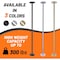 Runmaster Premium 45mm Dance Pole Kit, Spinning and Static, Portable Steel with Silicone Protection, Silver HMDANCS4 - alternate 11
