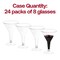 Smarty Had A Party 6 oz. Clear Plastic Martini Glasses (192 Glasses), 192PK 6944-CASE - alternate 8