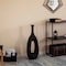 Uniquewise 30-Inch Frosted Black Fiberglass Tall Floor Vase - Decorative Vase for Modern Home Decor QI004676.S - alternate 8