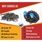 Mytee Products 3/8in x 20ft G100 High Grade Transportation Chain w/ Grab Hooks, 2PK CH3820-G100x2 - alternate 9