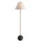 Jonathan Y Miami 63.5" Minimalist Resin/Metal LED Floor Lamp, Gold/Black JYL3068A - alternate 1