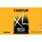 Canson XL Series Bristol Pad, Vellum Finish, Foldover Binding, 25 Sheet, 11x17 inch C400061850 - alternate 1