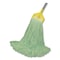 Odell 1.5 in Looped-End Wet Mop, Green, Microfiber, PK12 MWTLGNB - alternate 4