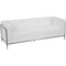 Flash Furniture Sofa, 28-3/4" x 27-1/4", Upholstery Color: White ZB-IMAG-SOFA-WH-GG - alternate 1