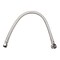 Durapro 3/8 in. Flare x 1/2 in. FIP x 16 in. Braided Stainless Steel Faucet Supply Line 2465921 - alternate 1
